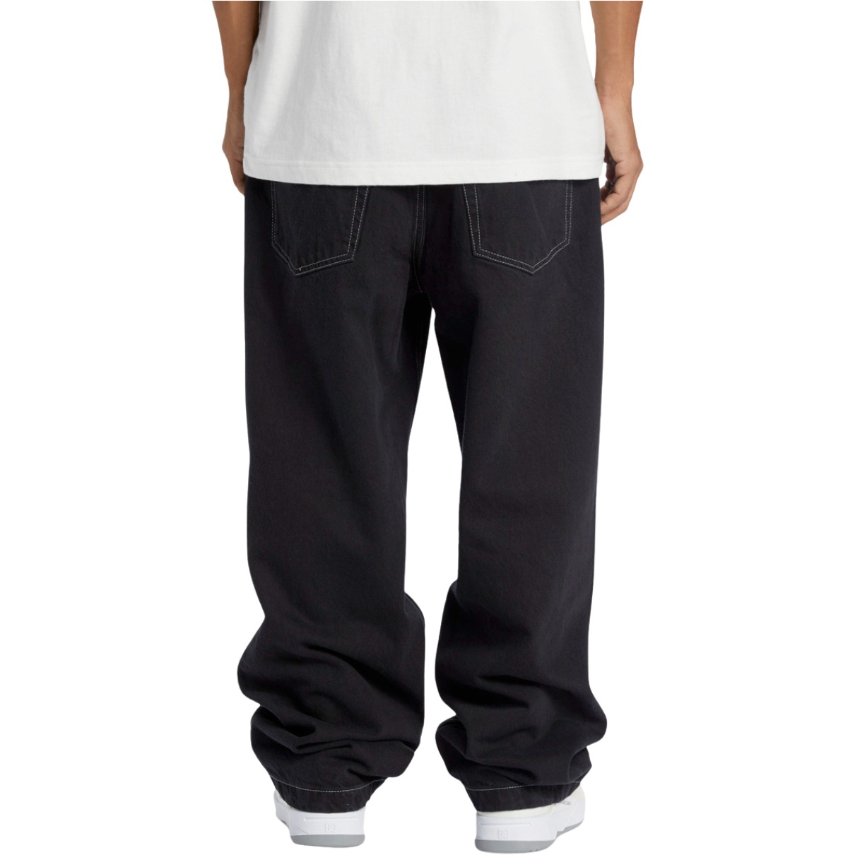2026 DC Shoes Mens Worker Baggy Jeans ADYDP03079 - Black Tint